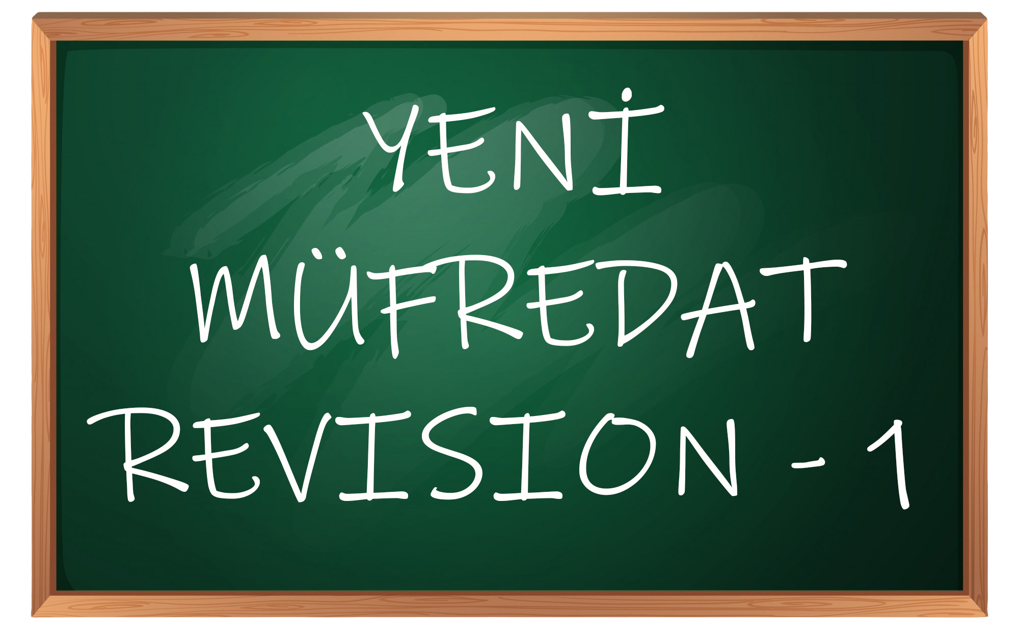REVISION 1 - YENİ MÜFREDAT