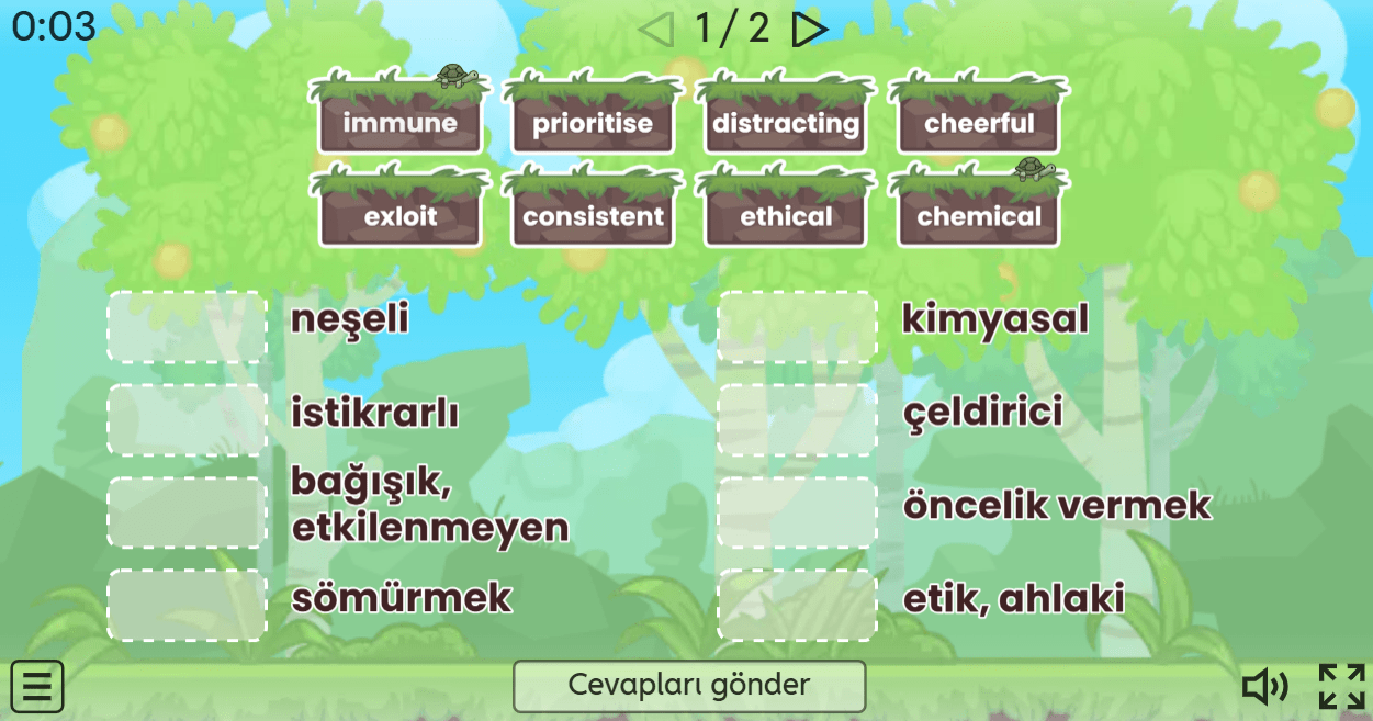 Multi English 7 - Vocabulary 1