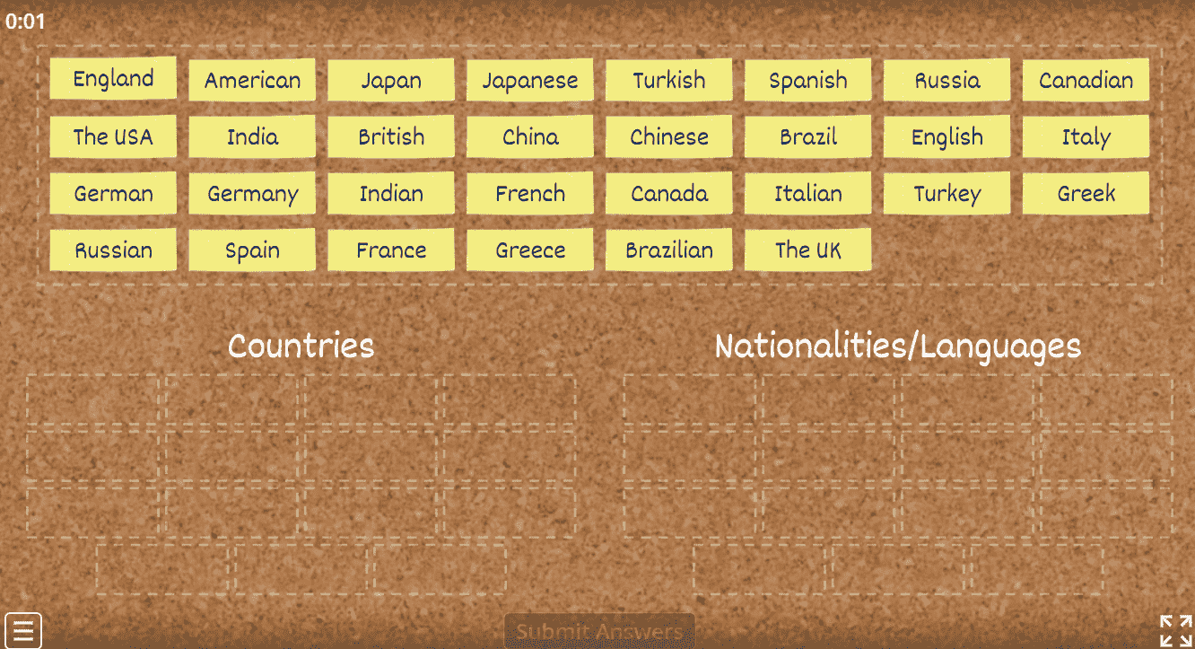 Countries & Nationalities 5