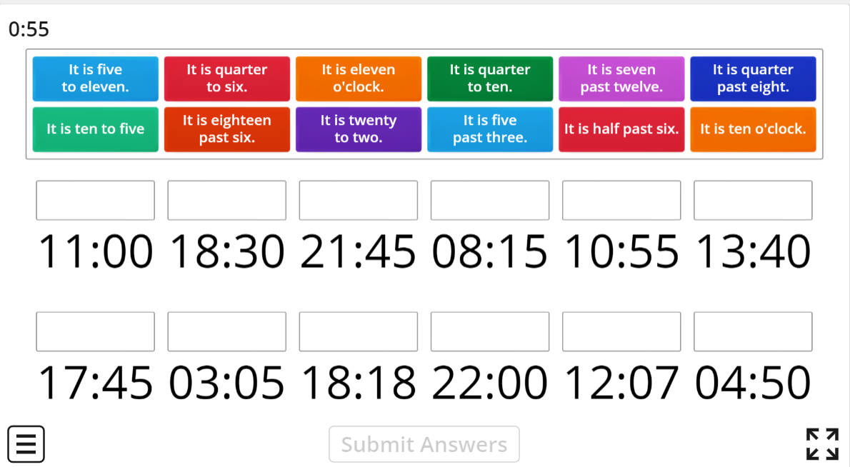 Telling the Time 2