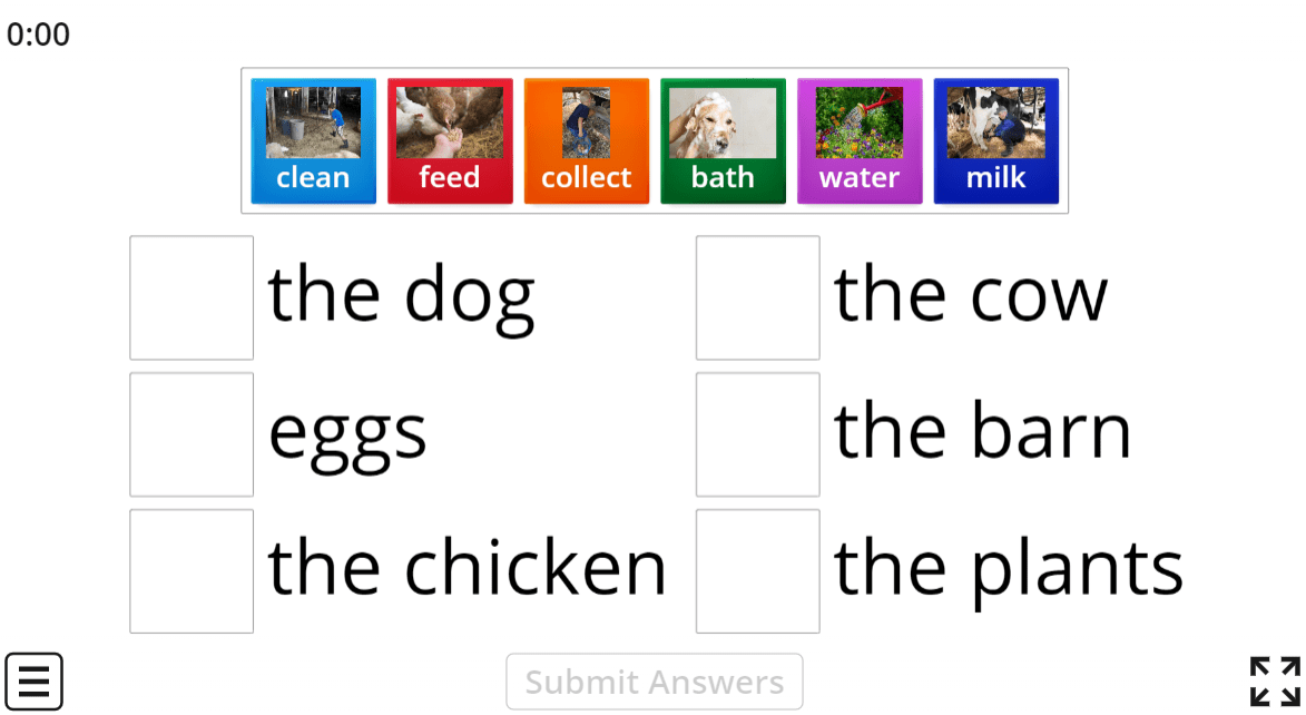 Match the words