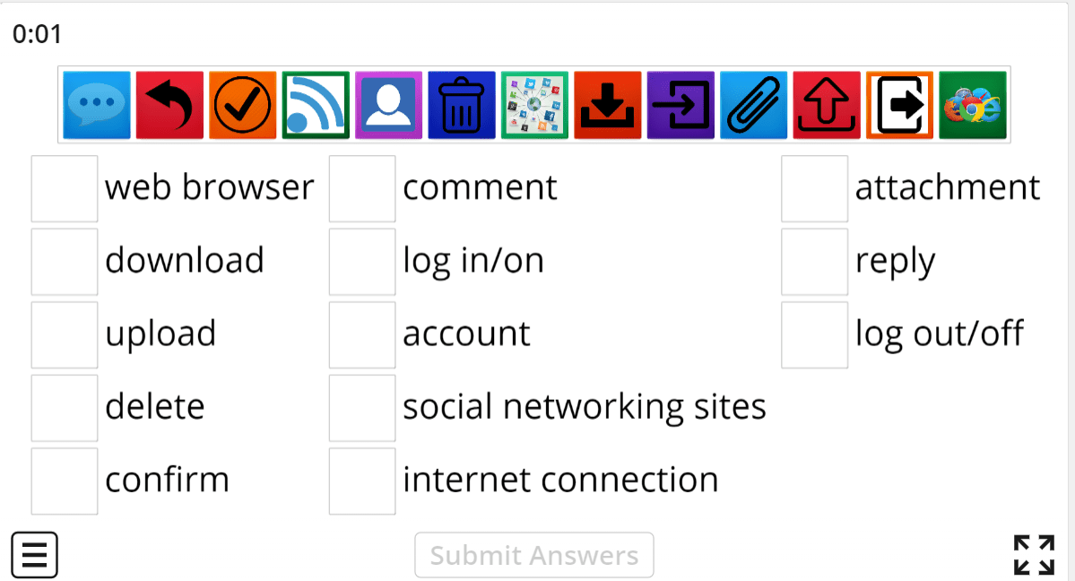 Internet Vocabulary Quiz With Answers