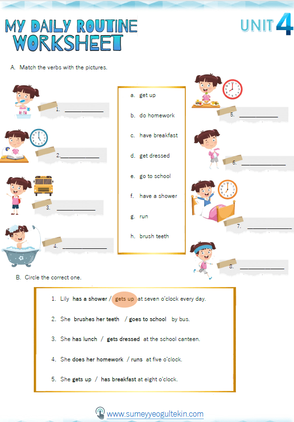 Daily Routines PDF