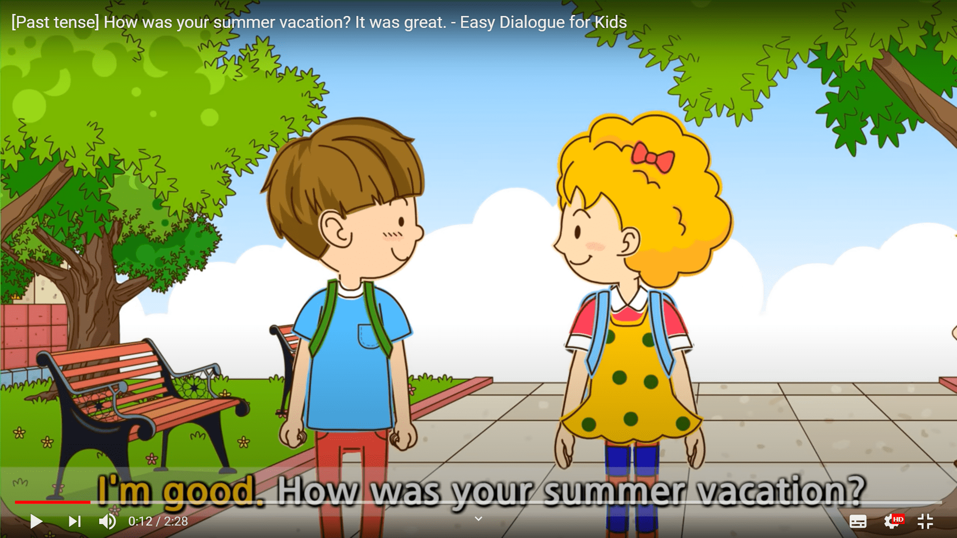 How was your summer vacation?