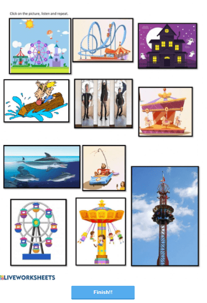 Amusement Park Activity by MissSuly