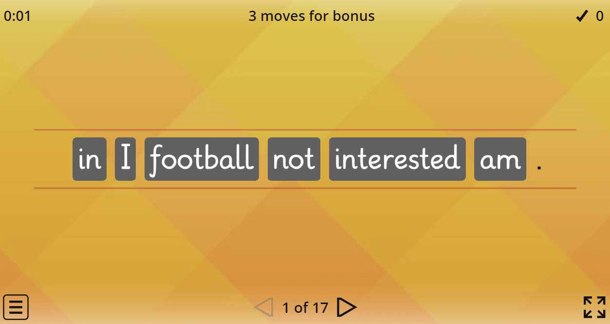 8.1 Unscramble the sentences