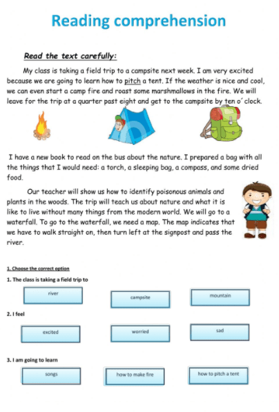 8.2 At the campsite by BarbaraDiazTeacher