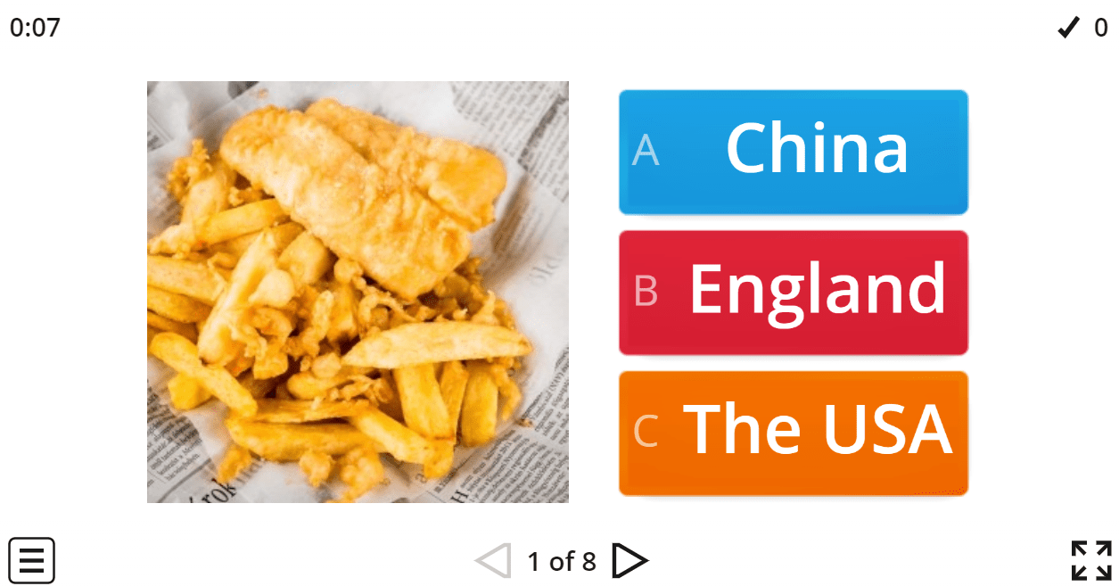 8.3 Countries and Dishes