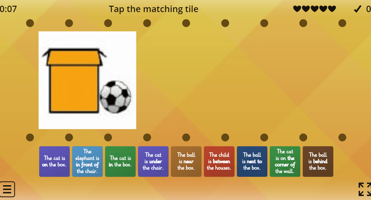 5.2 Prepositions of place