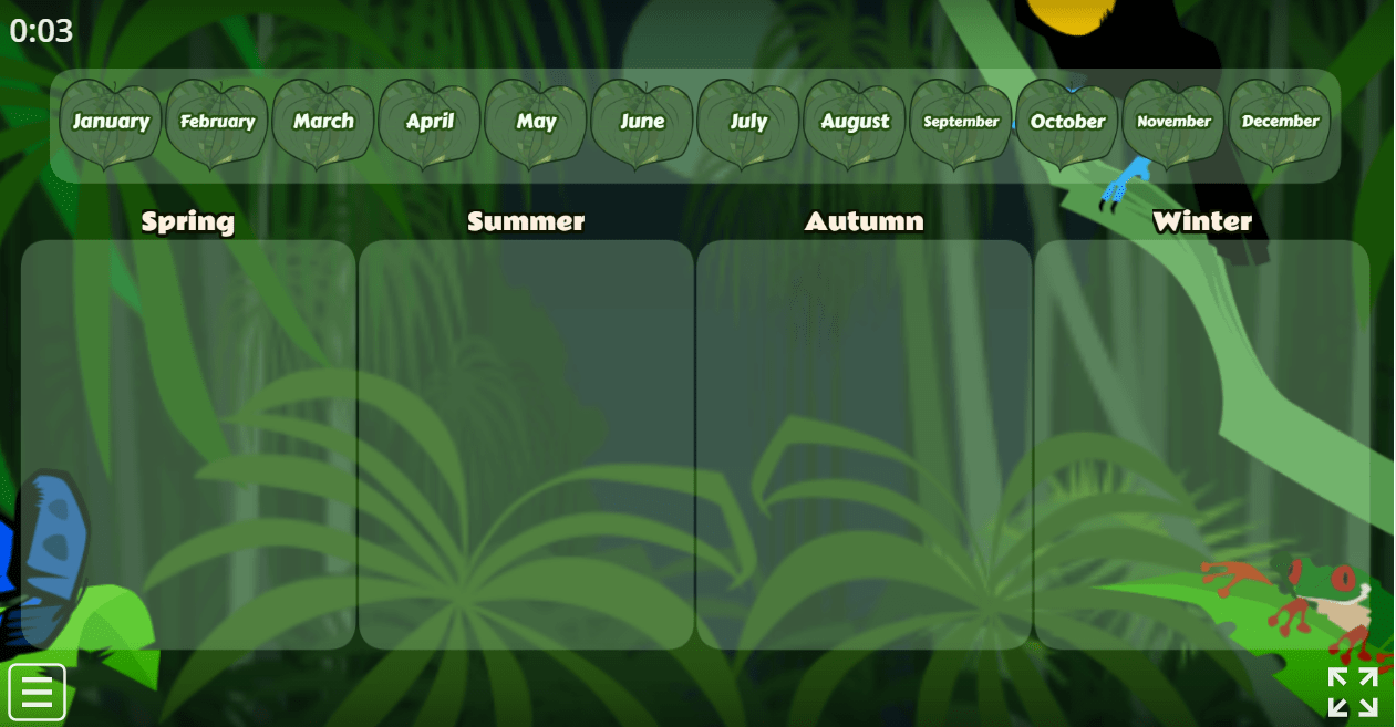 5.7 Categorize the months (5.Sınıf İngilizce Party Time)