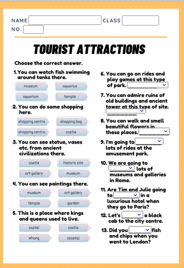 8.7 Tourist Attractions by 5915103001210