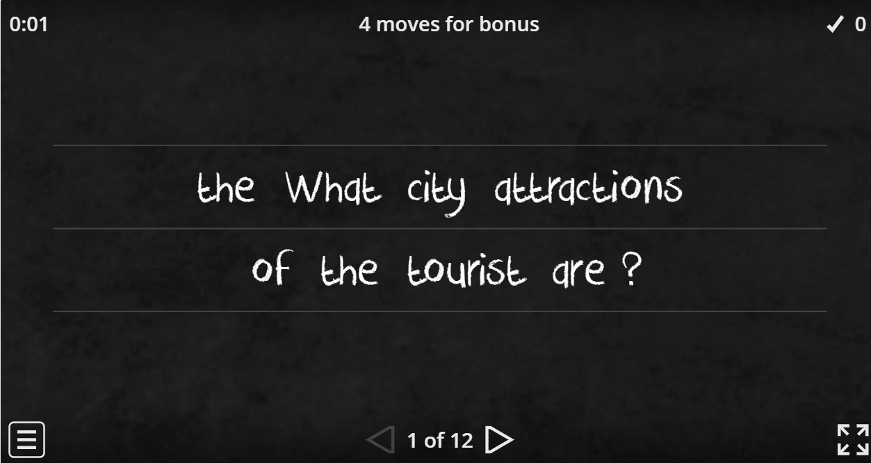 8.7 Tourism-Unscramble
