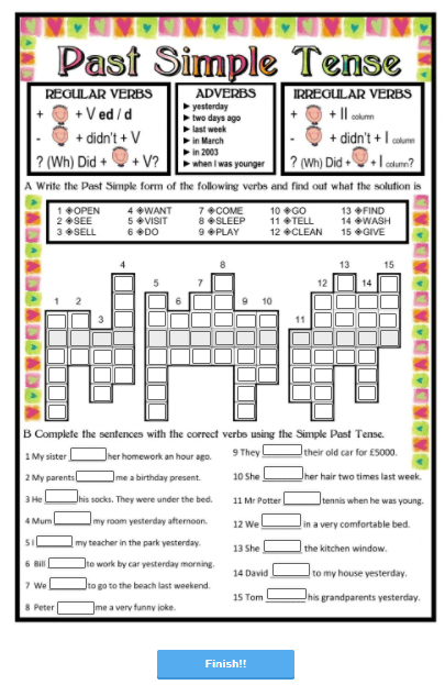 6.7 Past Simple Tense by jecika