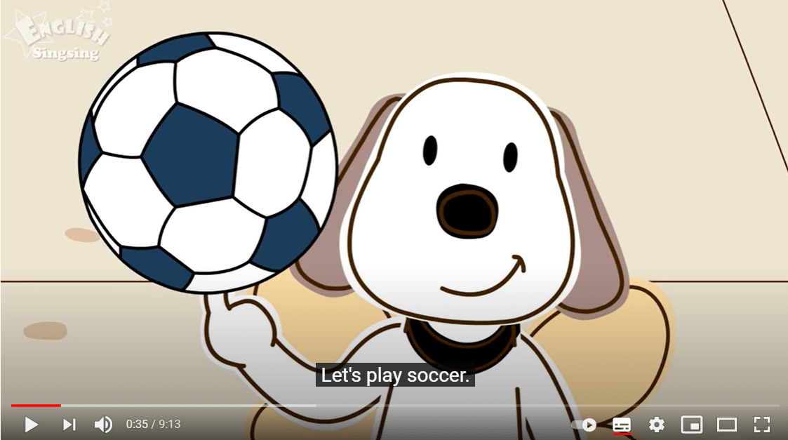 5.8 Let's play soccer