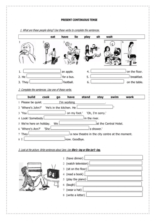 8.9 Present Continuous Tense by Vojko