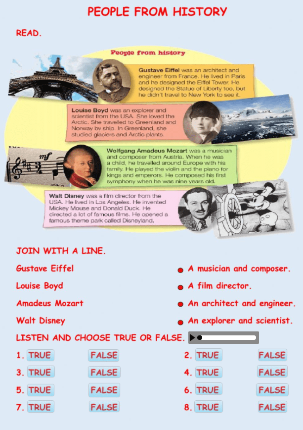 8.9 People from history worksheet by MARCELA_CVIGO