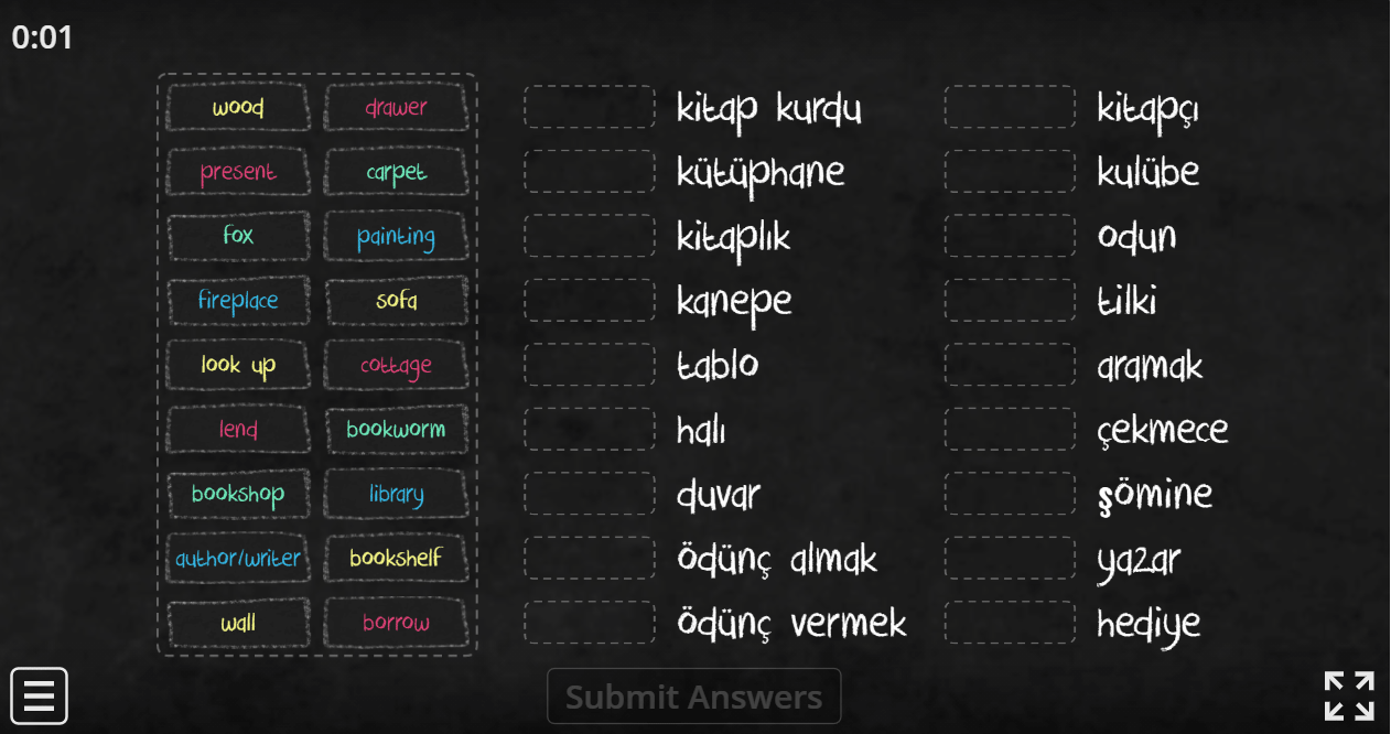 6.8 Bookworms (Vocabulary) (6.Sınıf İngilizce Bookworms)