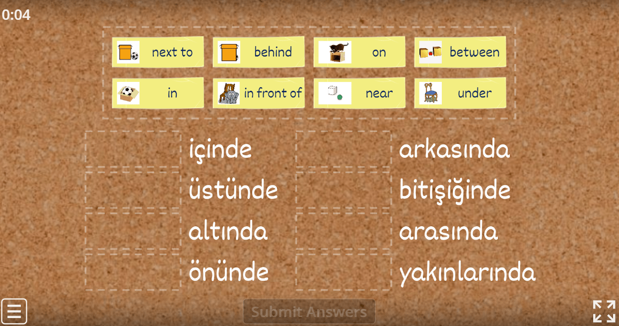 6.8 Prepositions of Place