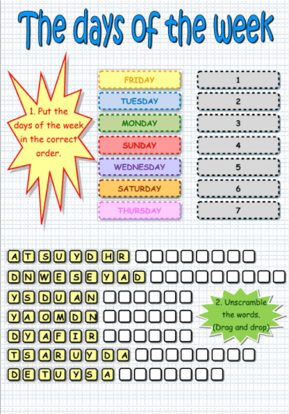 5.4 Days of the week by victor