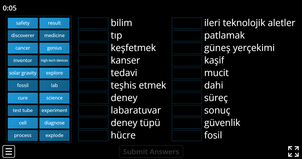 8.9 Science Vocabulary