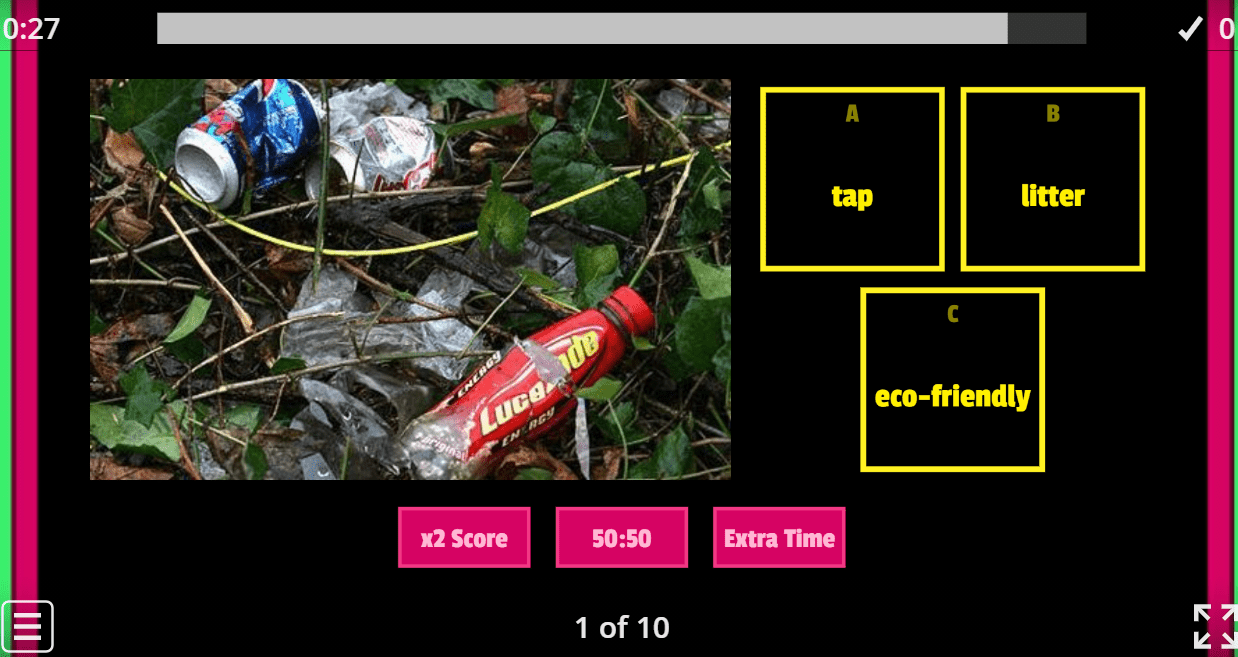 6.9 Saving The Planet Vocabulary Quiz