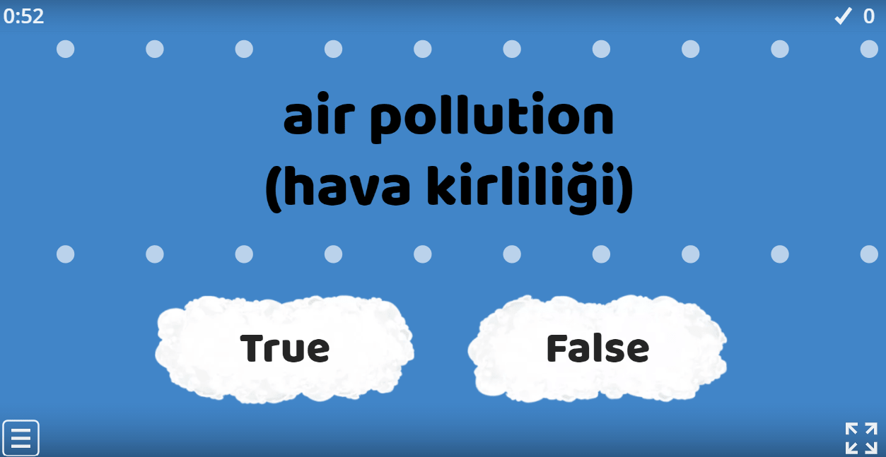 6.9 Saving The Planet T/F Game (6.Sınıf İngilizce)