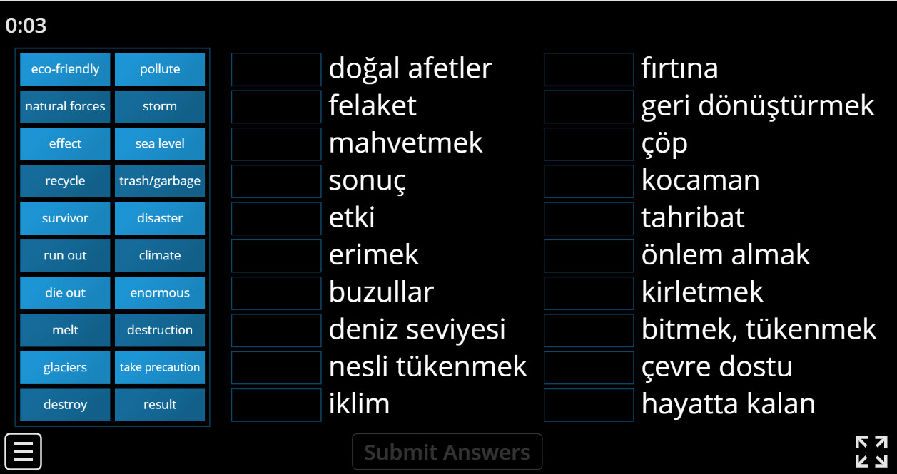 8.10 Natural Forces Vocabulary
