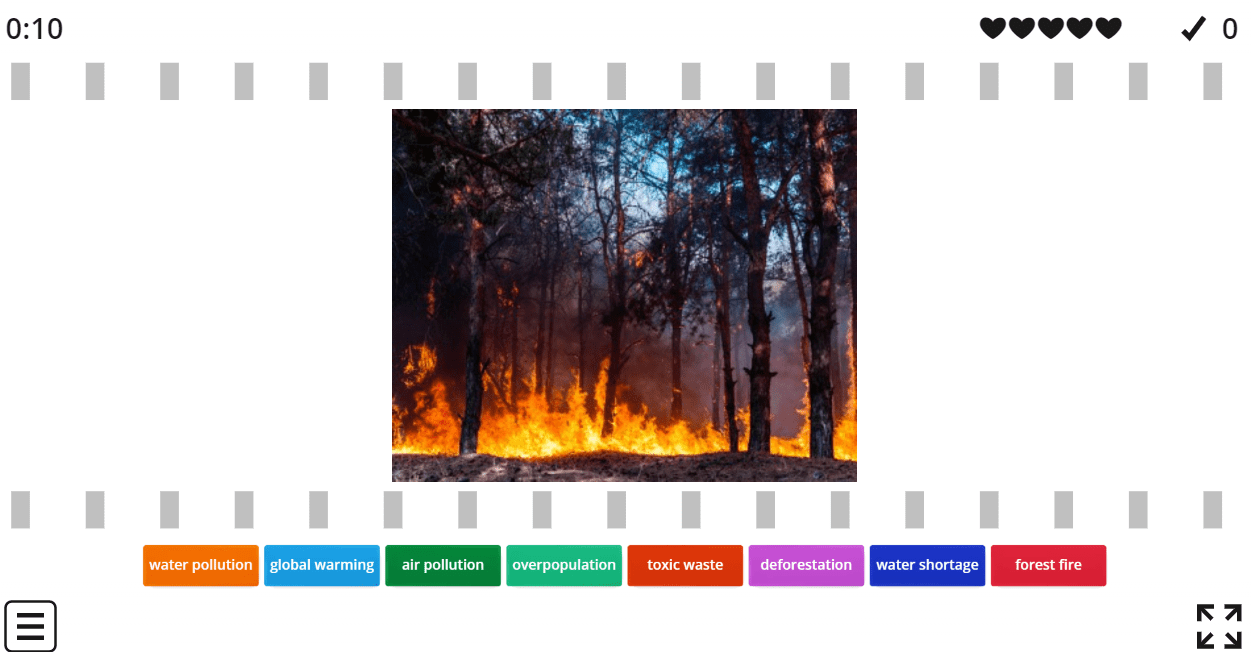 8.10 Disasters & Future Problems (Match) (8.Sınıf İngilizce)