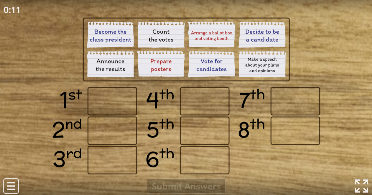 6.10 Class President Election (6.Sınıf İngilizce)