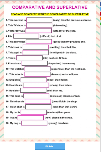 7.10 Comperatives & Superlatives by misscecilia