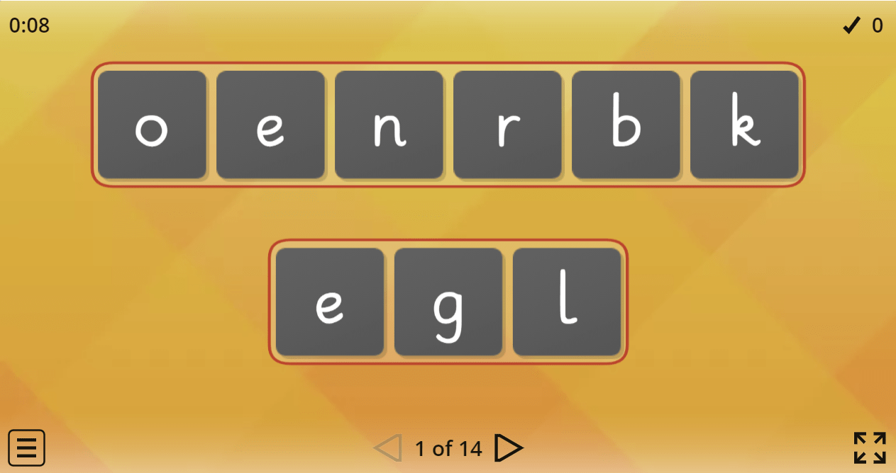 5.5 Ilnesses (Anagram Game) (5. Sınıf İngilizce Oyun)