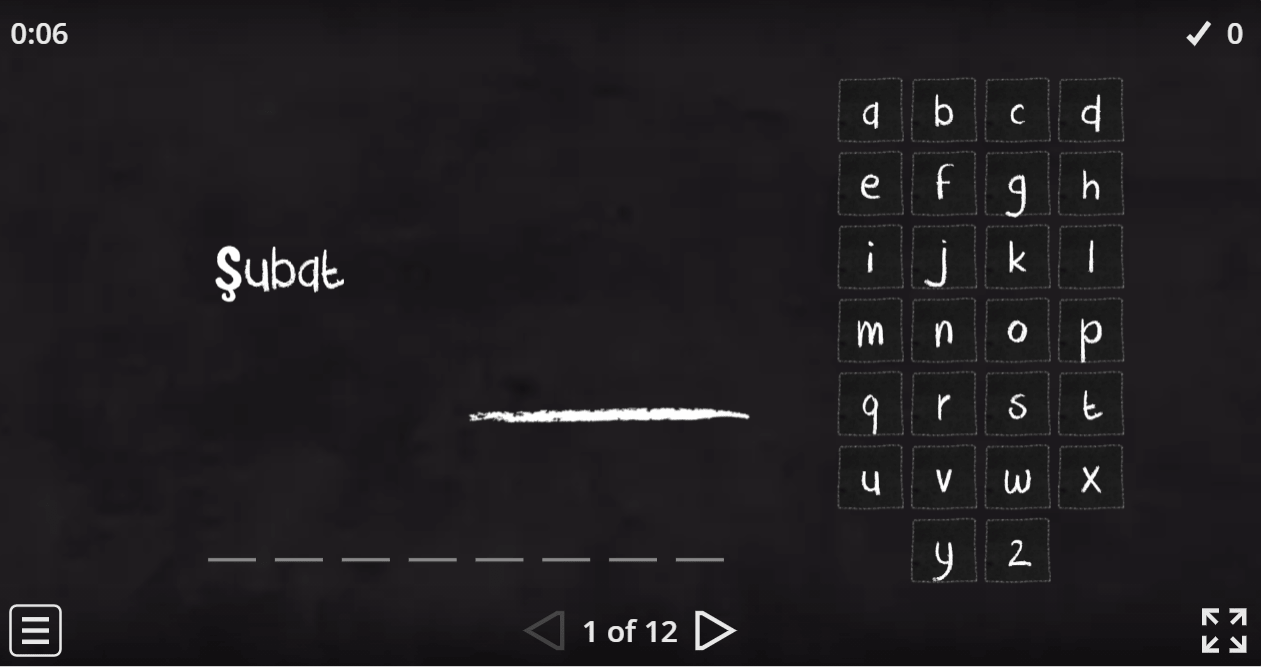 5.7 Months Of The Year (Party Time) (5. Sınıf İngilizce Oyun)