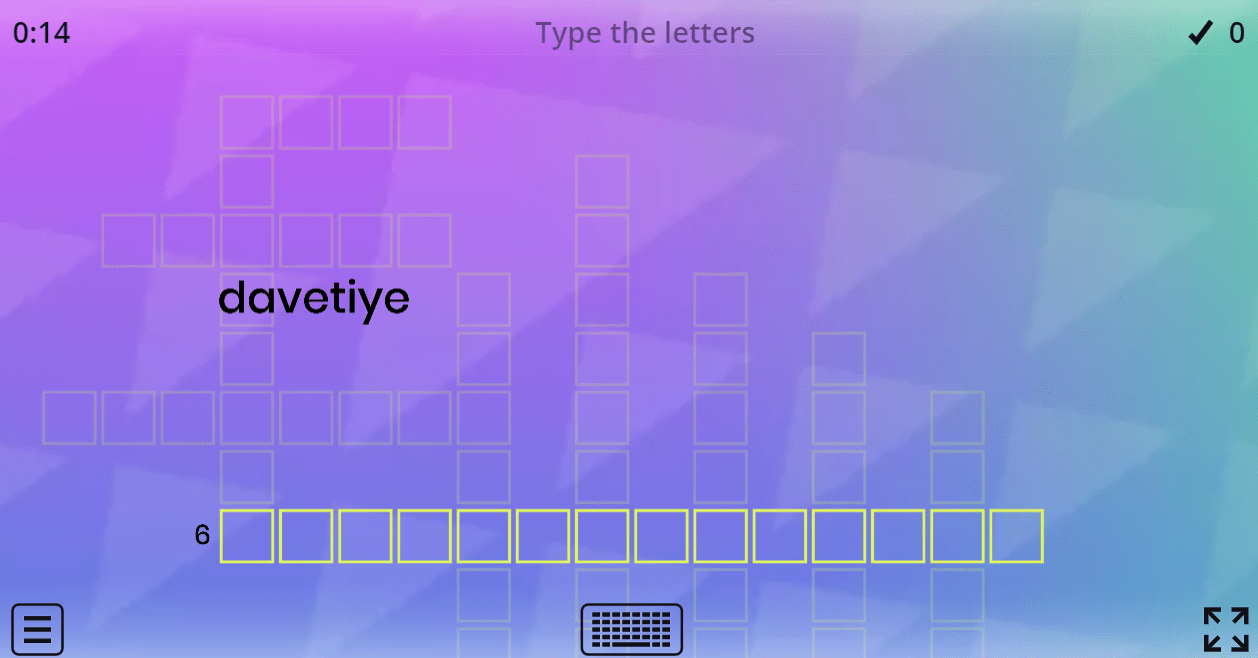 5.7 Needs Of The Party (Crossword Puzzle) (5. Sınıf İngilizce Oyunlar)