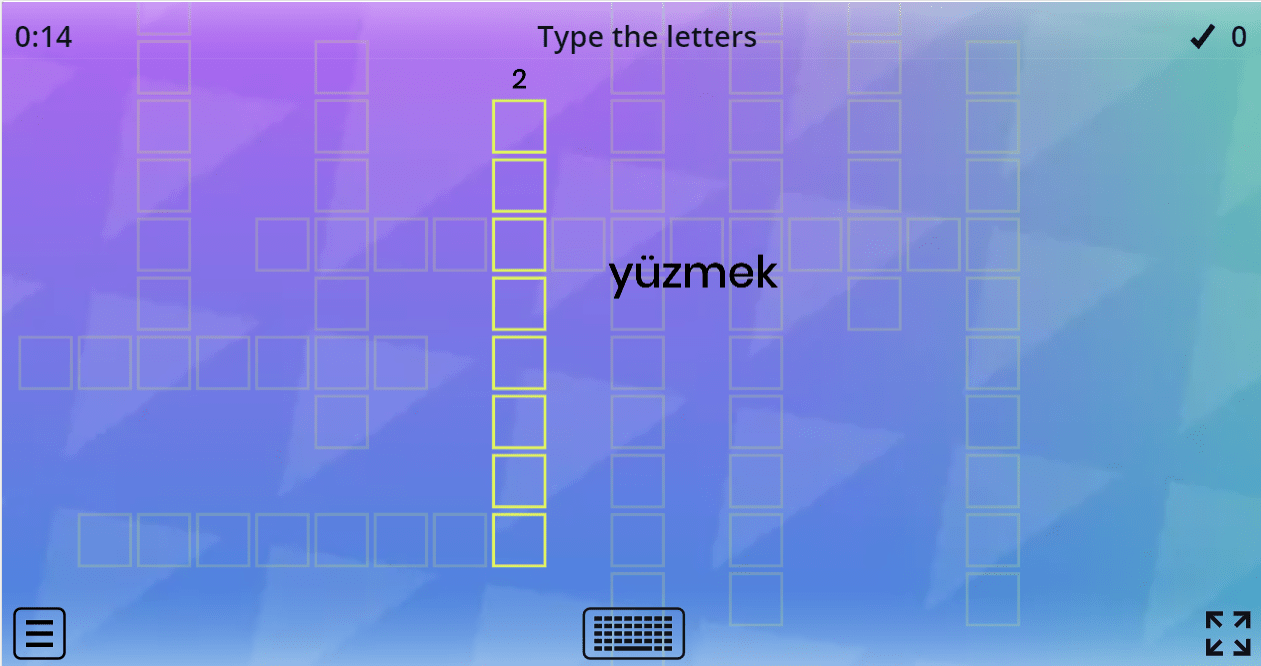 5.8 Fitness Activities (Crossword Puzzle) (5. Sınıf İngilizce Oyunlar)