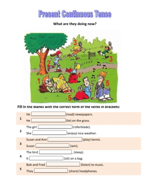 5.9 Present  Continuous Tense majabgh