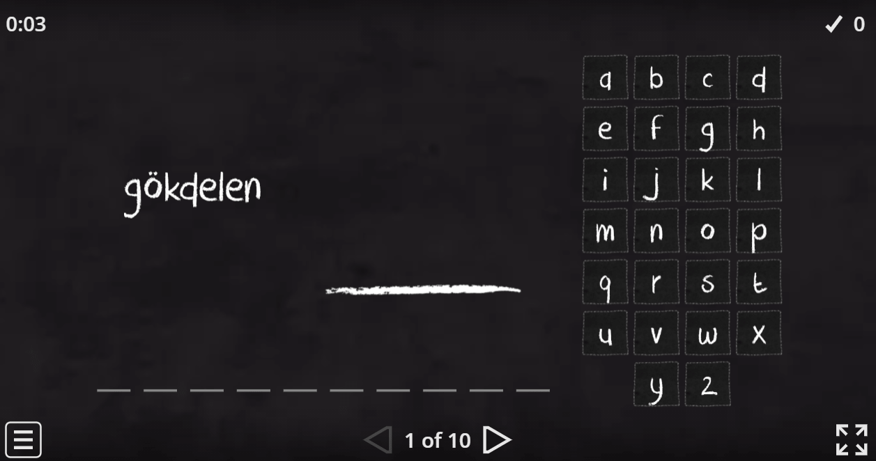 6.3 Downtown Vocabulary (Hangman) (6th Grade Games)