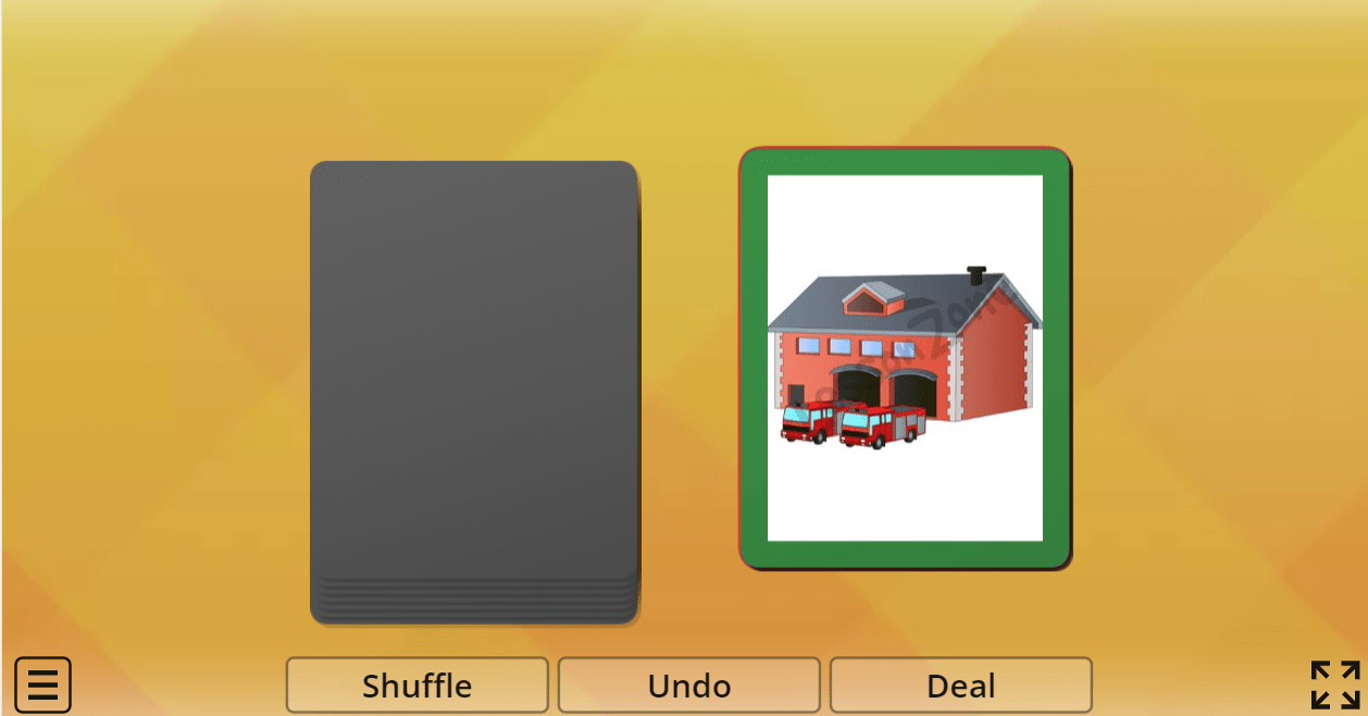 5.2 My Town (Places In A Town - Random Cards) (5. Sınıf İngilizce Oyunlar)