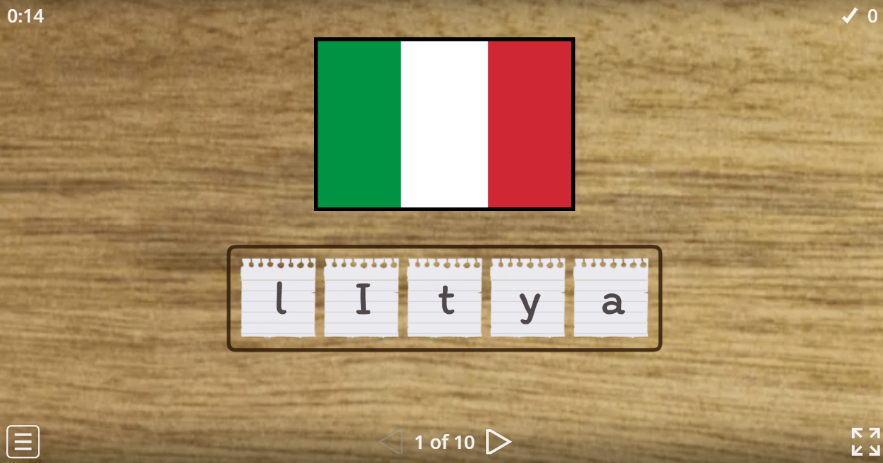 5.1 Hello - Countries (5. Sınıf İngilizce Oyunlar)