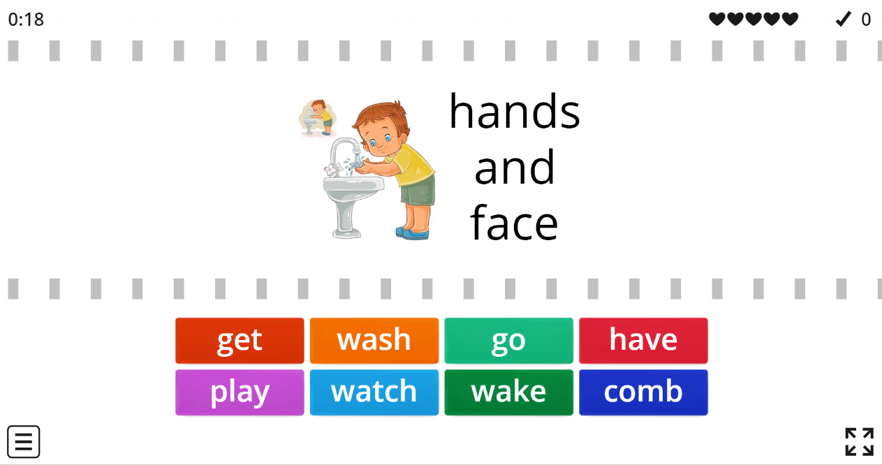 5.4 Daily Routines (5. Sınıf İngilizce Oyunlar)